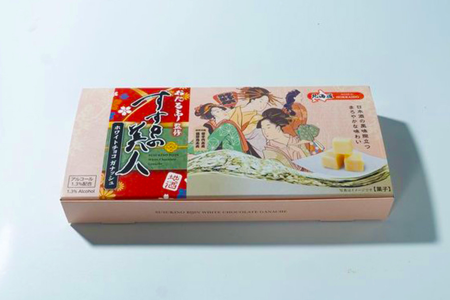 新商品｜すすきの美人ホワイトチョコガナッシュ